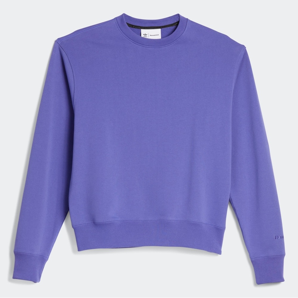 NWT ADIDAS PHARRELL WILLIAMS BASICS CREW SWEATSHIRT (GENDER NEUTRAL) HF9945